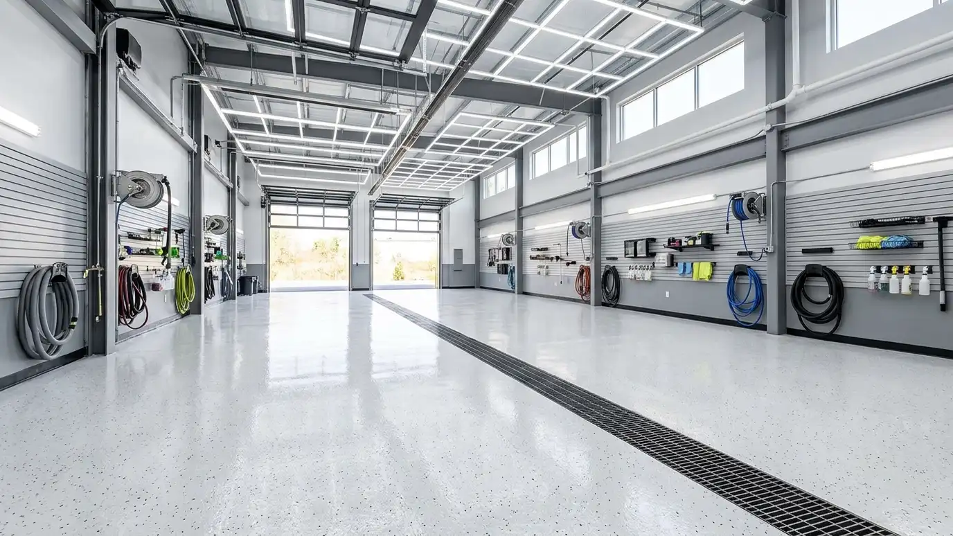 Car Wash and Detail Bay Floors in Nashville and Middle Tennessee