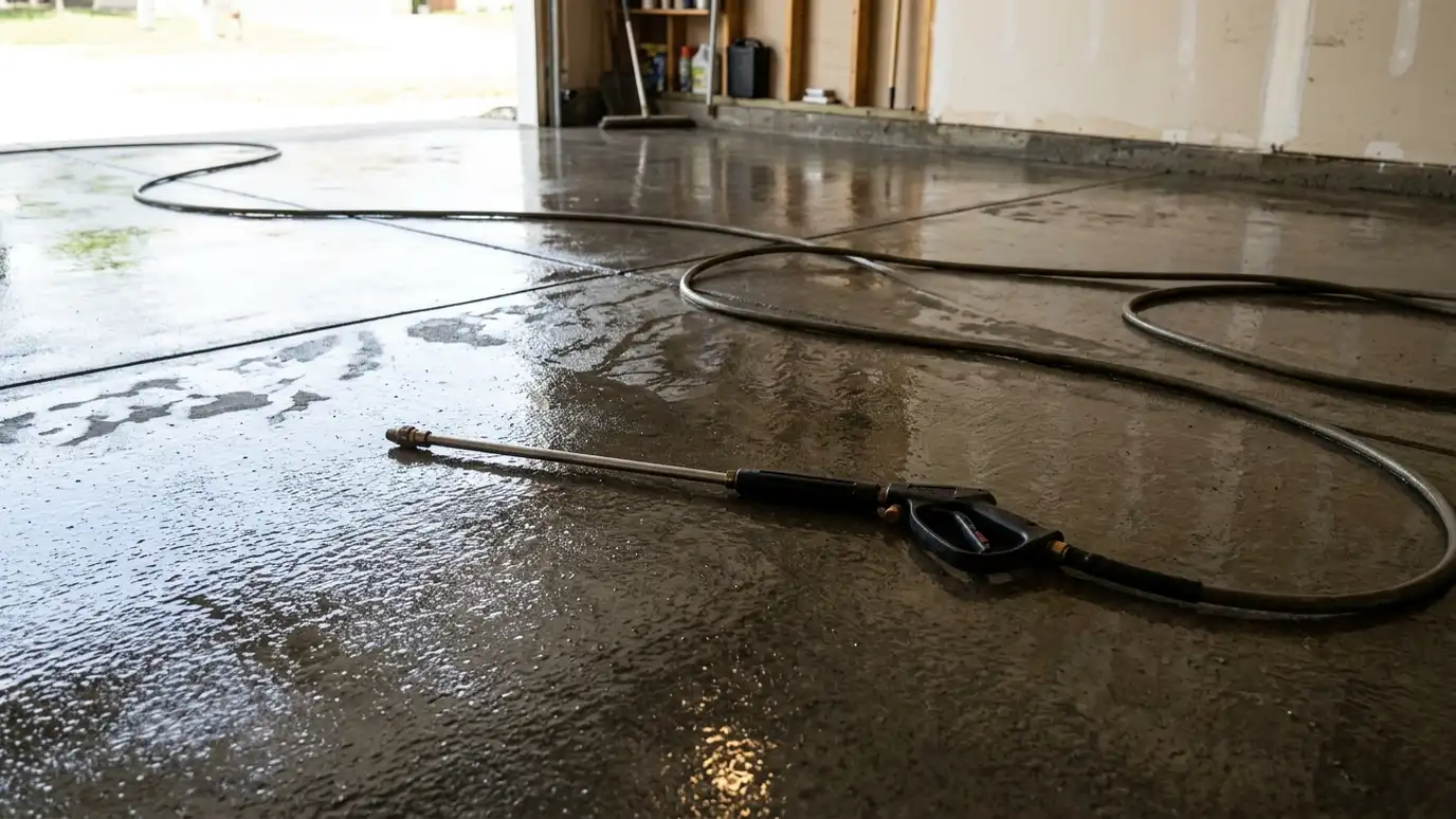 Concrete Pressure Washing and Degreasing in Nashville and Middle Tennessee