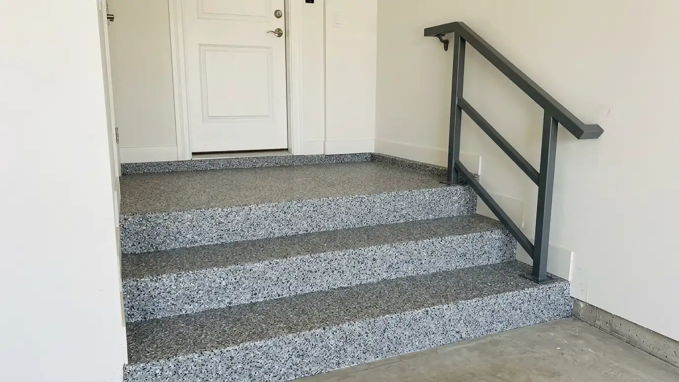 Garage Step and Landing Coatings in Nashville and Middle Tennessee