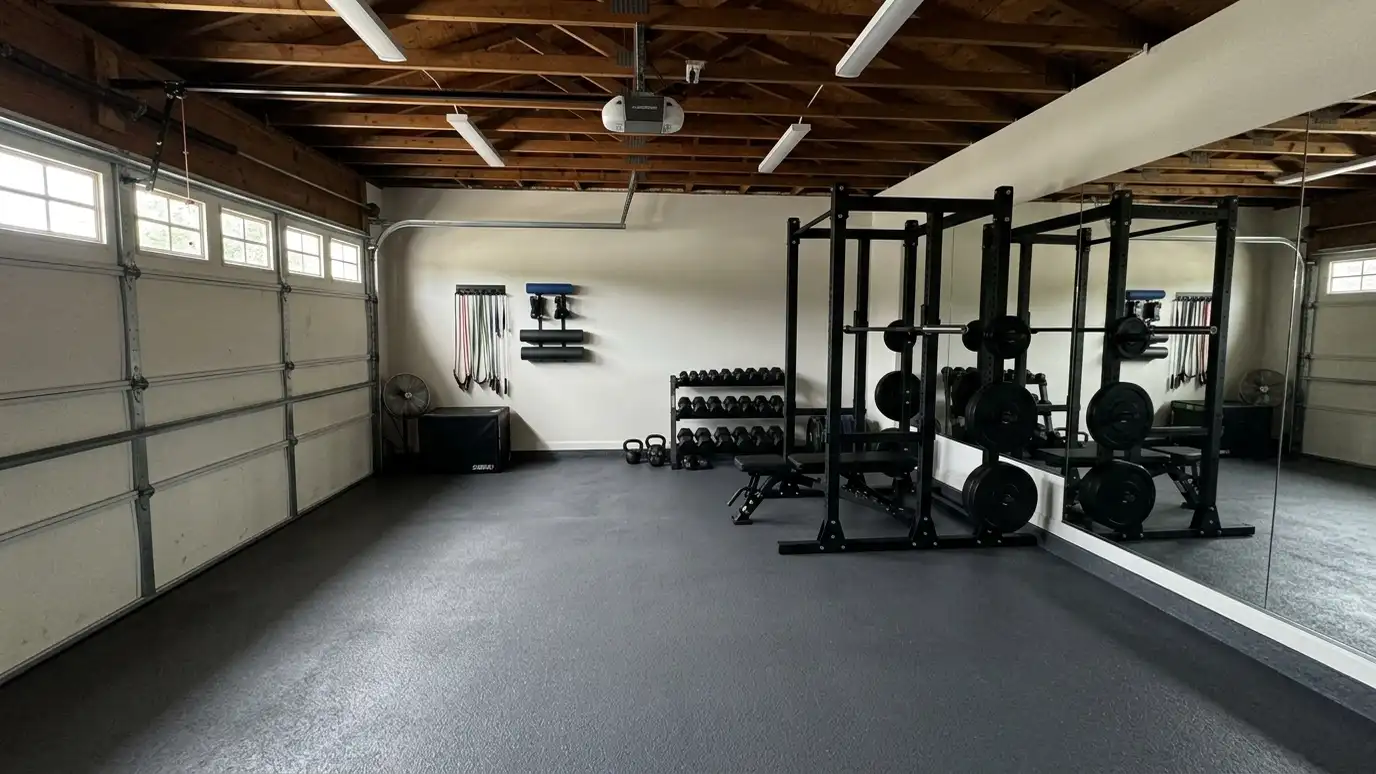 Home Gym Floor Coating in Nashville and Middle Tennessee