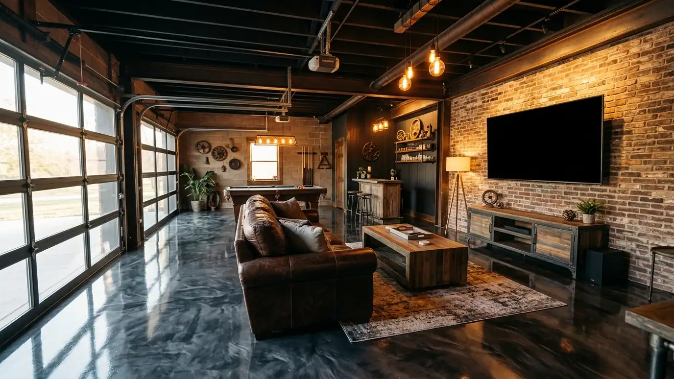Man Cave and Bonus Room Floors in Nashville and Middle Tennessee