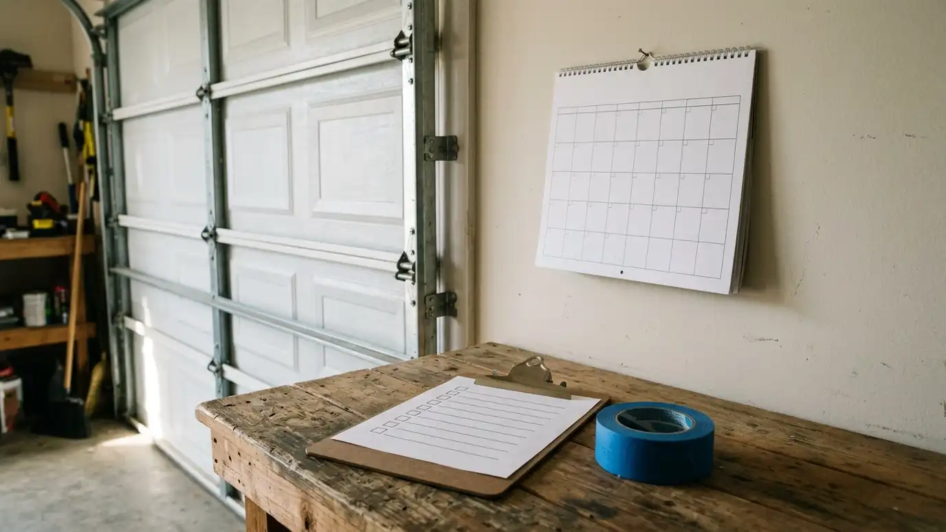 Project Scheduling and Prep Checklist | Music City Garage Floor Project Scheduling and Prep Checklist in Nashville and Middle Tennessee