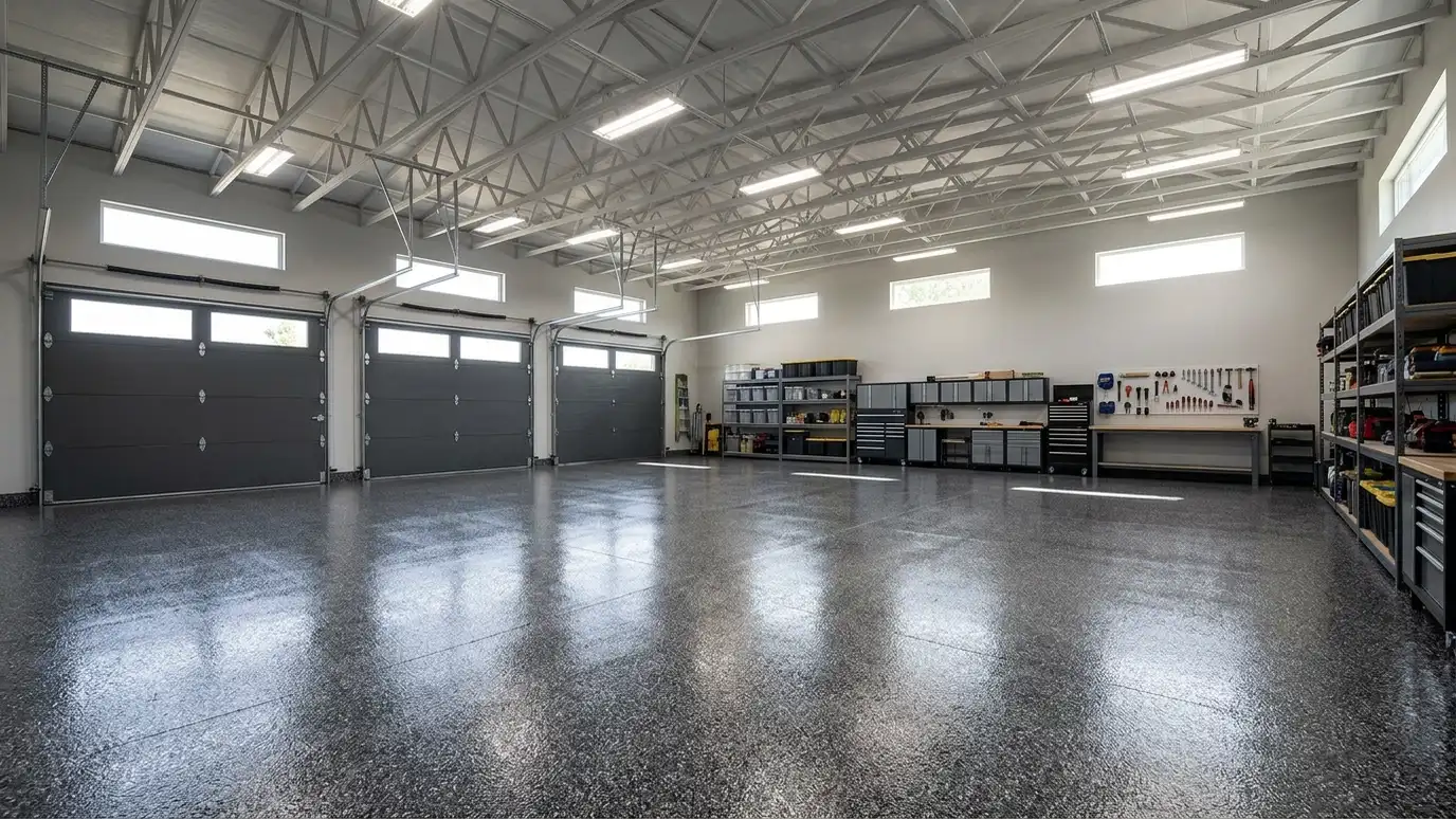 Three-Car and Oversized Garage Floor Coating | Music City Garage Floor Three-Car and Oversized Garage Floor Coating in Nashville and Middle Tennessee